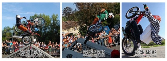 摩托外籍特技演出